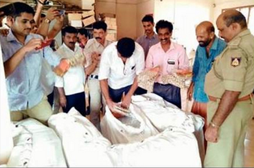 sarees seized ...